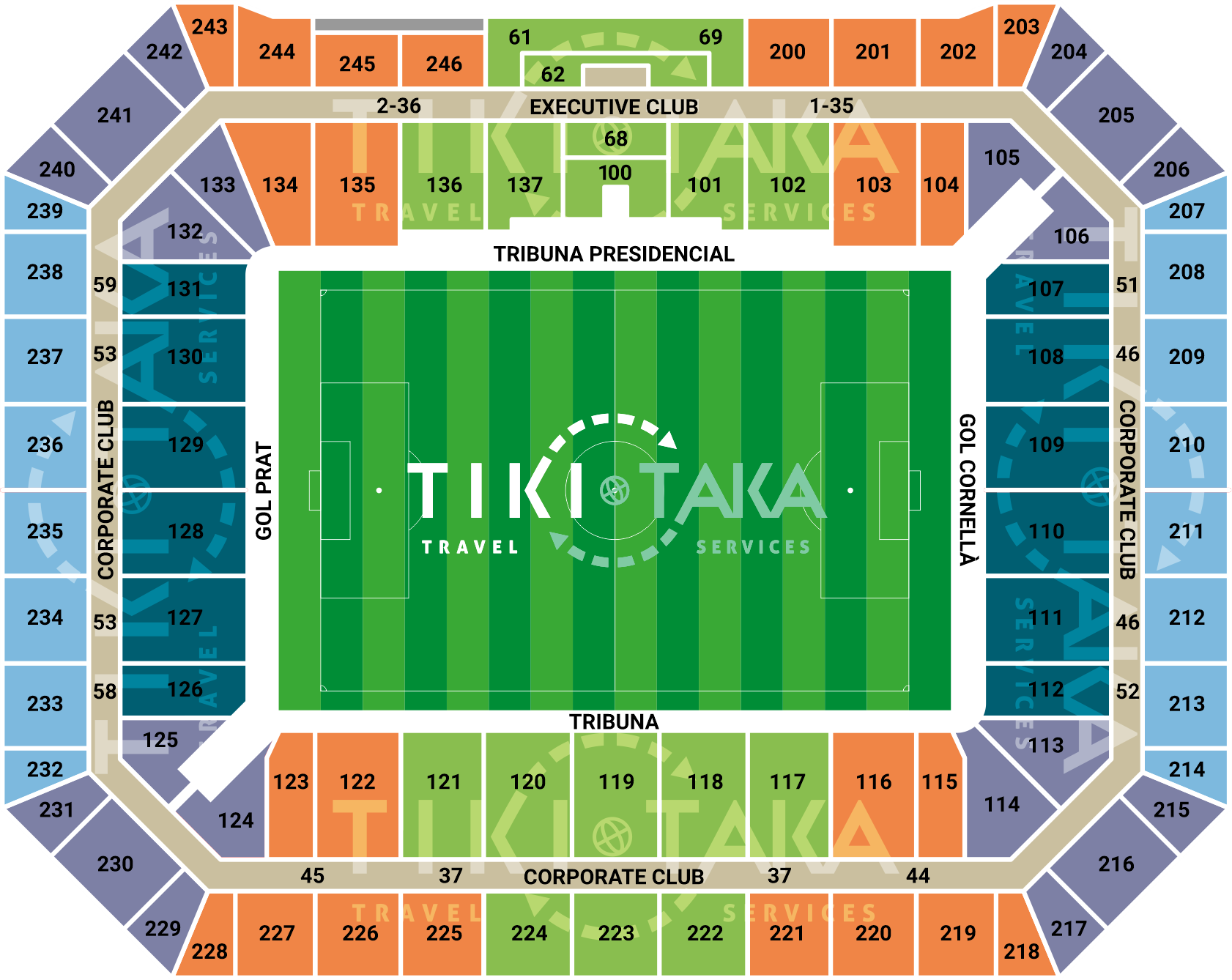 MAPA RCDE STADIUM